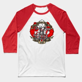 LOUD AND PROUD! (red and white edition) ULTRAS Baseball T-Shirt